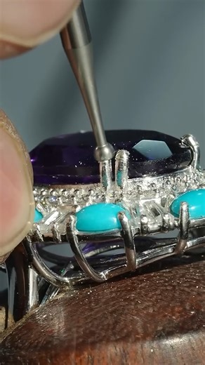 Shop LC on Instagram: "Transforming raw materials into a masterpiece, one cut at a time. ✨ Watch the magic of ring making come to life! 💍🔨 . . . #weshoplc #deliveringjoy #RingMaking #Craftsmanship #JewelryGoals #MadeWithLove #Satisfying #HandmadeBeauty #masterpieceinthemaking"