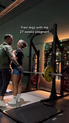 Pregnant Leg Workout at 27 Weeks | Gym Fitness Routine