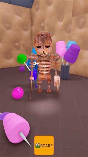 MR GUMDROP VS MR NIGHTMARE ROBOT - ROBLOX JUMPSCARE #roblox