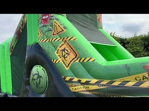 100ft Inflatable Obstacle Course | Cream Castles Hire UK