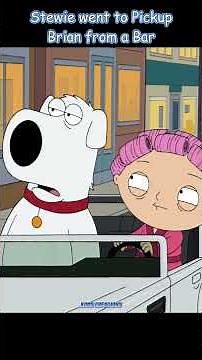 Stewie Went to Pickup Brian from a Bar #shorts
