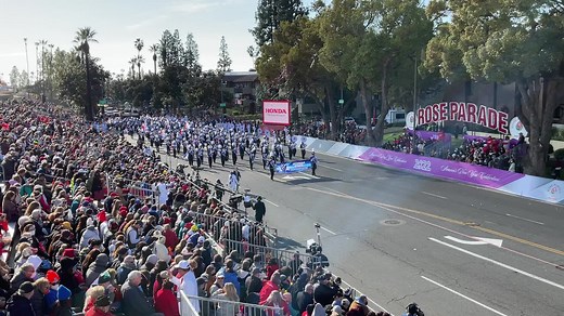 21K views · 552 reactions | The Georgia State University Panther Band wowed the crowd with a big sound and polished performance in the Rose Parade. This band was founded in 2010 along with the University’s football team, but has already made a name for itself with appearances at marquee events such as Macy’s Thanskgiving Day Parade, a Super Bowl halftime show, and now the Pasadena Tournament of Roses. Georgia State Bands #RoseParade #MarchOn | Marching.com | Facebook