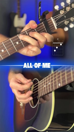 all of me (john legend) guitar tutorial #guitarlesson #johnlegend #acousticguitar