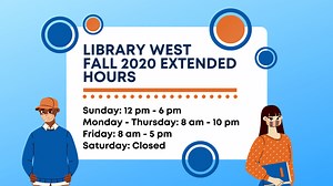 Library West adds Extended Hours for Fall Semester »  George A. Smathers Libraries » UF Libraries » University of Florida