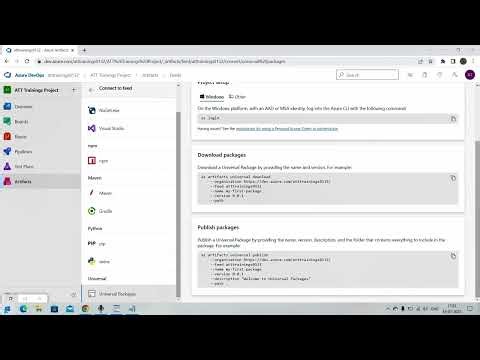 18-Upload package to Azure DevOps feed