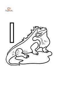 French Letter I coloring pages ♥ Print and Online Free!