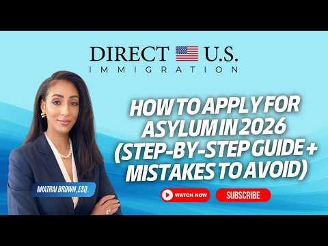 How to Apply for Asylum in 2026 (Step-by-Step Guide + Mistakes to Avoid) #usa #asylum