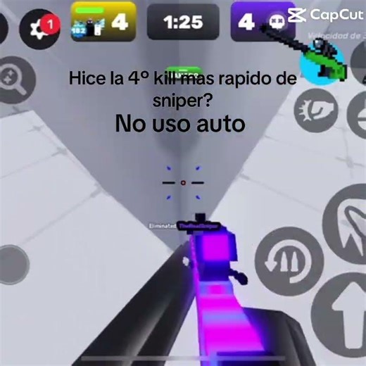 Hice la 4º kill mas rapida de sniper?