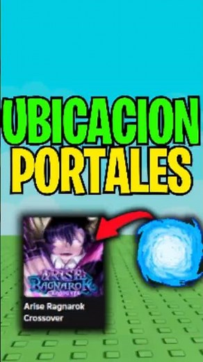 🚨PORTAL LOCATION 🌀 in ARISE RAGNAROK 🔥🎃