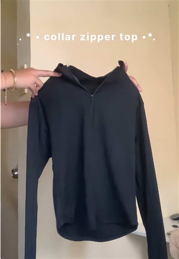 Stylish Collar Zipper Top Outfits