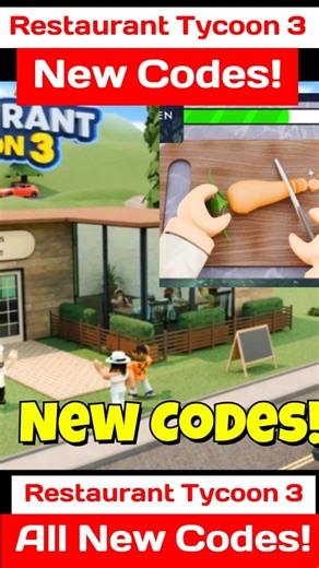 New Restaurant Tycoon 3 Codes - New Codes For Restaurant Tycoon 3 Roblox 2025