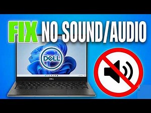 (✅2026 Fix) Fix No Sound/Audio on Dell Laptop & PC
