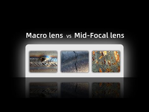 What type of lens should be selected for borescope inspection?