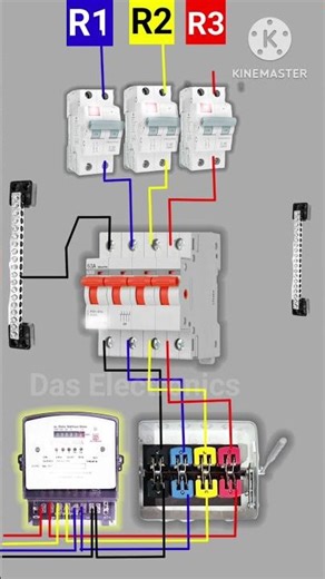 3 Phase Panel Wiring #electrical #panelwiring #electrician