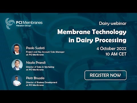 [Webinar] Membrane Technology in Dairy Processing