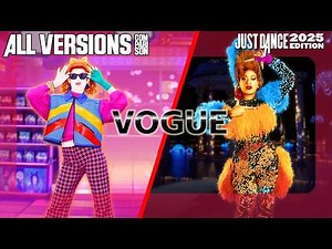 JUST DANCE COMPARISON - VOGUE | JUST DANCE 2025 [ALL VERSIONS]