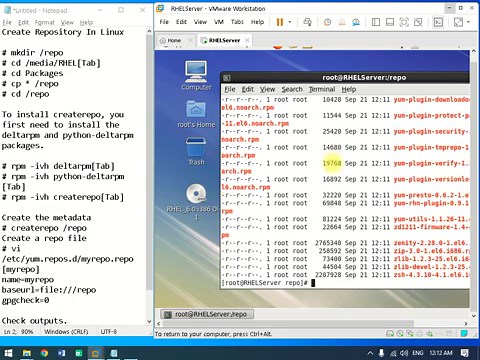 Create Repository in RedHat Linux