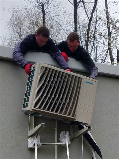 Daikin Outdoor AC Installation #hvac #daikin #acinstallation #airconditioner #hvaclife