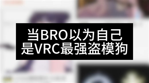 当BRO以为自己是VRC最强盗模狗