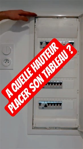 At what height should an electrical panel be placed? #electrician #electricity