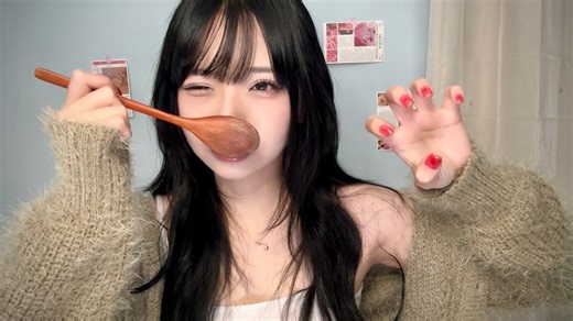 【하녕 hanyung asmr】口腔音助眠 | ASMR 让你必定入睡的木勺子口腔声音💋（ 1080p · 60fps ）