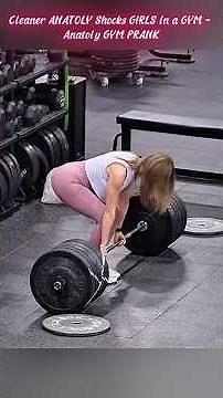 Cleaner ANATOLY Shocks GIRLS in a GYM - Anatoly GYM PRANK......#gym #funny #funnyvideo #trending