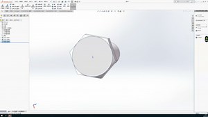 #SolidWorka~M10×50螺栓画法