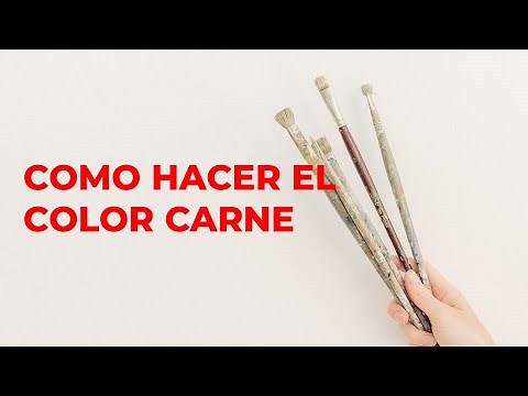 HOW TO MAKE FLESH COLOR (OIL PAINT MIXTURE)