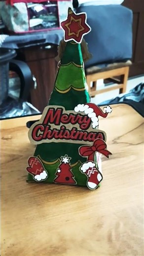 Handmade 3D Christmas Tree Craft | Merry Christmas Decoration
