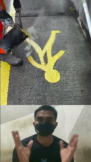 Manual Road Sign Painting Using Custom Mold