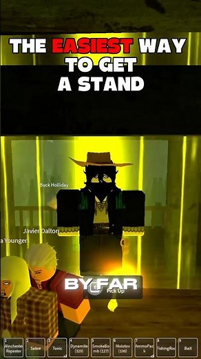 The EASIEST Way To Get A STAND In Bridger Western #roblox #bridgerwestern
