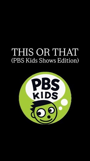 I’m unlocking deep memories with this one. Plus I love Bad & Boujee by Sid the Science Kid 🤭 #thisorthat #thisorthatchallenge #pbskids #pbskidsshows #nostalgia
