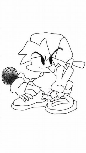 The Boyfriend SpeedPaint Drawing (Friday Night Funkin')