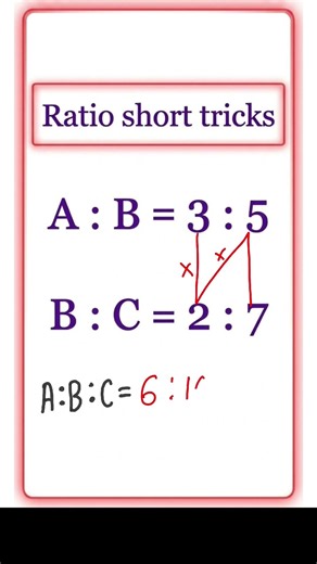 Ratio and Proportion Short tricks #RatioandProportion #ratio #proportions #mathstricks #mathshorts