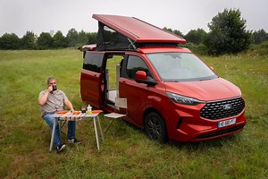 L'Argus - Essai Ford Transit Custom Nugget (2025). Quels progrès pour le nouveau van aménagé ?
