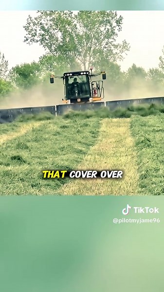 Mowing and Merging Alfalfa with Big Tractors