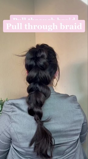 Pull Through Braid Mohawk Hairstyle Tutorial