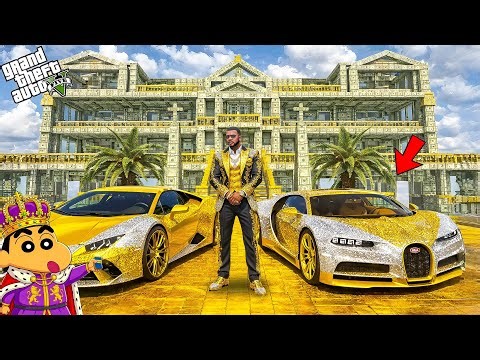 GTA V : Franklin And Shinchan Touch Anything Become Diamond & Gold In GTA 5 Telugu | #gta5