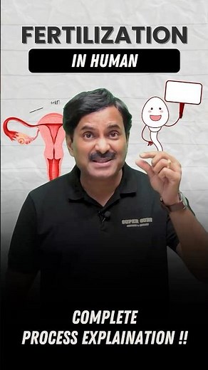 Fertilization in Human✔️ #neet #fertilization #biology #foryou