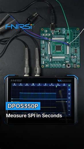 FNIRSI on Instagram: "Struggling to see SPI signals? This oscilloscope setup makes it easy. Learn to connect clock, data, and chip select lines step by step. Perfect for electronics hobbyists, students, and engineers debugging microcontroller projects. Watch carefully and try it yourself – follow for more quick electronics tip#fnirsi s. Save this video to revisit when testing your SPI devices. #fnirsi #spi #oscilloscope #electronics #microcontroller"