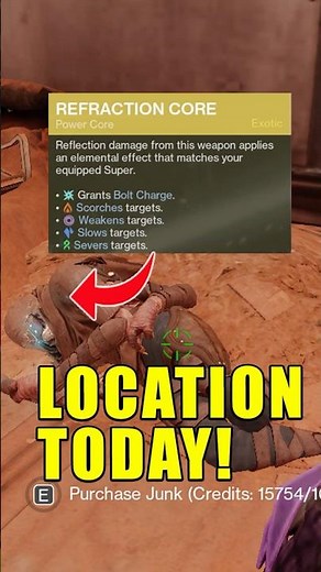 Refraction Core Vendor Location Today! 12/12/2025