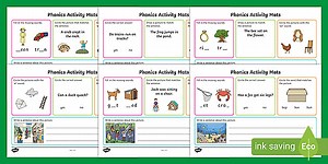 EYFS ELG Phonics Activity Mats