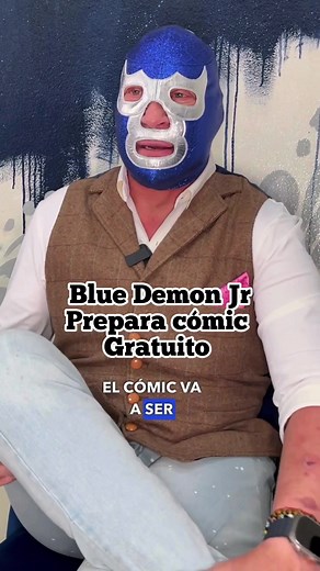 Lanzamiento del cómic de Blue Demon Jr.