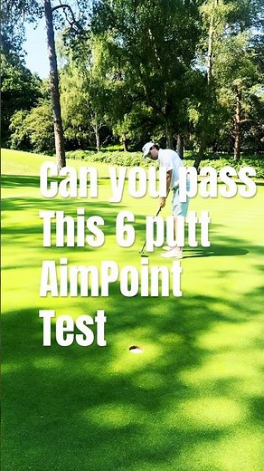Stop Guessing! Test Your AimPoint, Speed Control & Start Line #golftips #golf