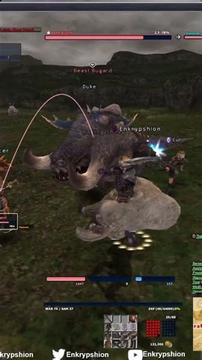 HIT 75 WARRIOR ON HORIZONXI! | FFXI Classic Grind Returns