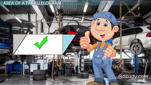 Finding the Area of a Parallelogram | Formula & Examples