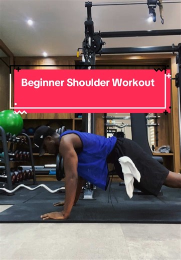 Try the full arm plank shoulder tap! 3 x 20 and tapping both sides counts as 1. #shoulders #exercise #plank