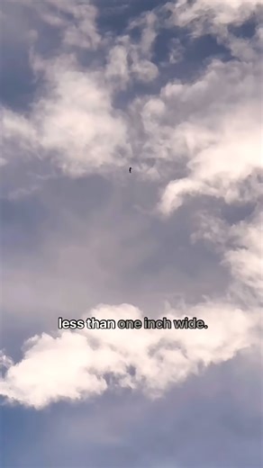 He’s walking on a rope thinner than an inch