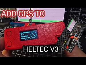 MESHTASTIC SUPER CASE , ADD GPS Unit - Heltec v3