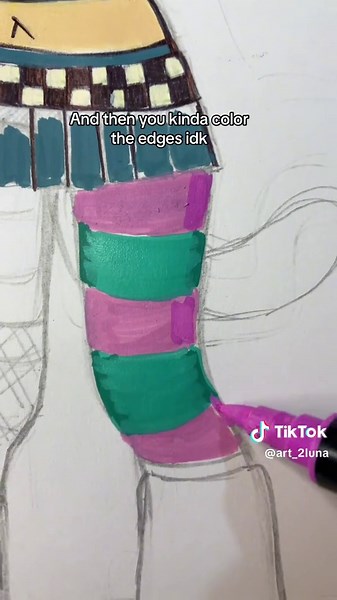 Acrylic Marker Tutorial: How to Color Tights Effectively